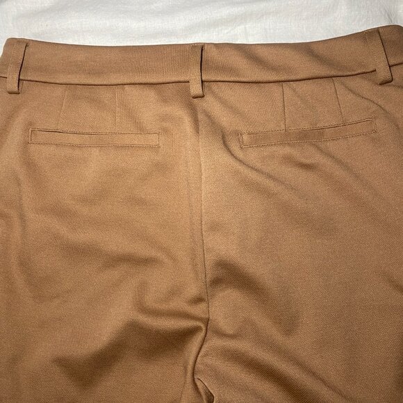 Simply Vera Vera Wang Tan Trousers Womens 12 Straight Leg High Rise Pants EUC - Picture 12 of 12
